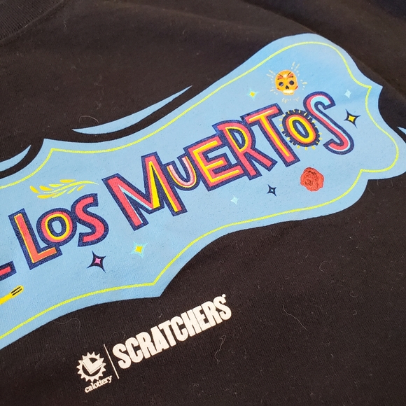 CA Lottery 'Dia De Los Muertos' black short sleeve graphic tee UNISEX NWOT  2XL - Picture 7 of 8